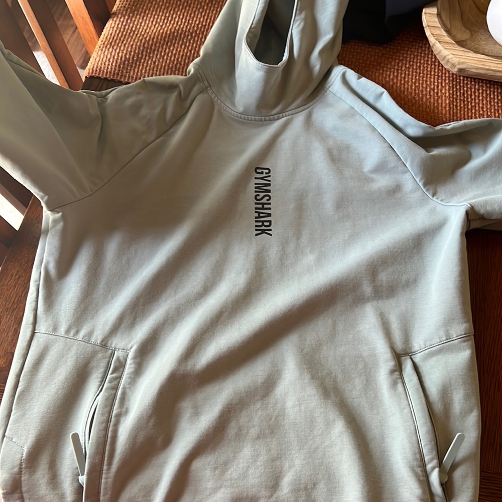 Gymshark Hoodie. Light teal Sz Medium